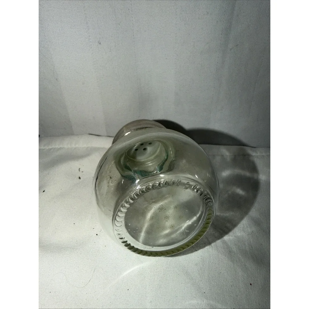 Clear‎ Glass Sugar Shaker 3.25 inches Tall